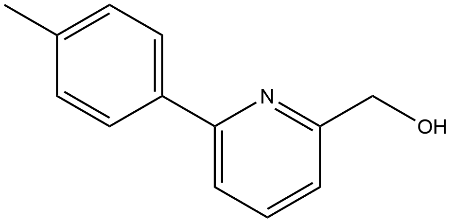 2-Pyridinemethanol, 6-(4-methylphenyl)- Structure