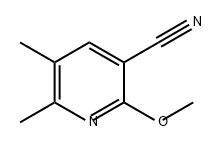 3-Pyridinecarbonitrile, 2-methoxy-5,6-dimethyl- Structure