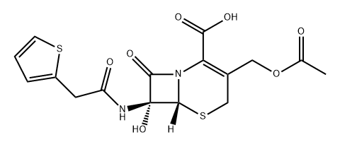 7-Hydroxycefothiophene Structure