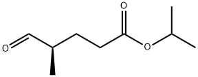 Pentanoic acid, 4-methyl-5-oxo-, 1-methylethyl ester, (4R)- Structure