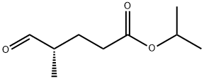 Pentanoic acid, 4-methyl-5-oxo-, 1-methylethyl ester, (4S)- Structure