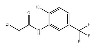 Acetamide, 2-chloro-N-[2-hydroxy-5-(trifluoromethyl)phenyl]- 구조식 이미지