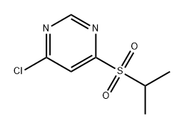 Pyrimidine, 4-chloro-6-[(1-methylethyl)sulfonyl]- Structure