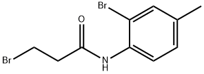 3-BROMO-N-(2-BROMO-4-METHYLPHENYL)PROPANAMIDE Structure
