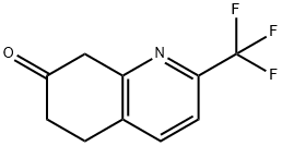 7(6H)-Quinolinone, 5,8-dihydro-2-(trifluoromethyl)- Structure