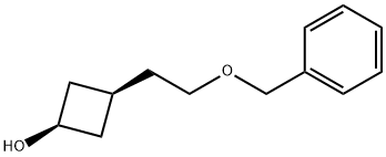 Cyclobutanol, 3-[2-(phenylmethoxy)ethyl]-, cis- Structure