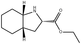 1H-Indole-2-carboxylic acid, octahydro-, ethyl ester, (2S,3aS,7aS)- Structure