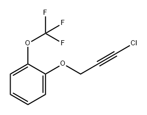 Benzene, 1-[(3-chloro-2-propyn-1-yl)oxy]-2-(trifluoromethoxy)- Structure