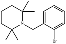 Piperidine, 1-[(2-bromophenyl)methyl]-2,2,6,6-tetramethyl- Structure