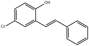 Phenol, 4-chloro-2-(2-phenylethenyl)-, (E)- (9CI) Structure