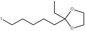 1,3-Dioxolane, 2-ethyl-2-(5-iodopentyl)- Structure