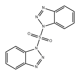 1H-Benzotriazole, 1,1'-sulfonylbis- Structure