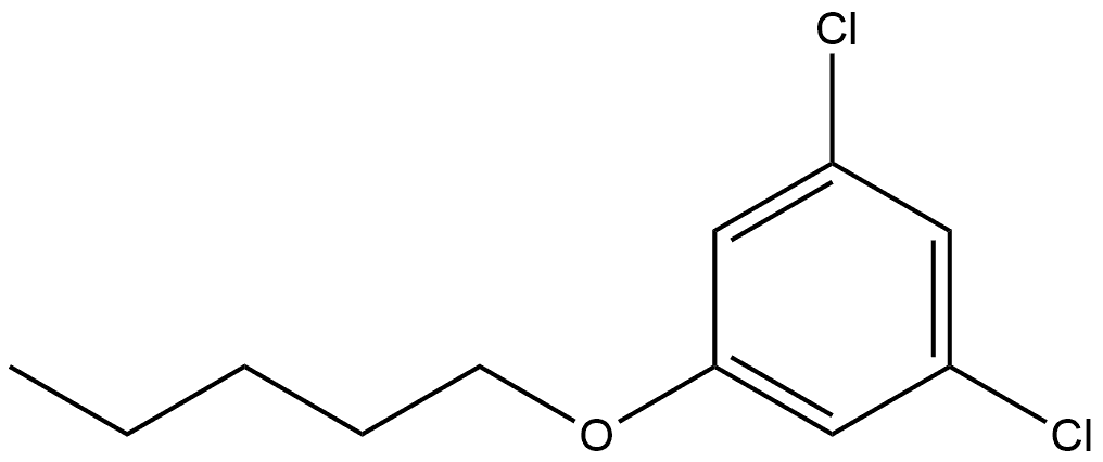 1,3-Dichloro-5-(pentyloxy)benzene Structure