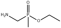 Phosphinic acid, (aminomethyl)methyl-, ethyl ester (9CI) Structure