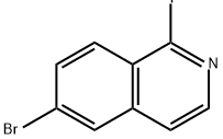 6-bromo-1-fluoroisoquinoline Structure