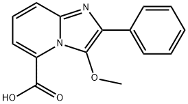 3-Methoxy-2-phenylimidazo[1,2-a]pyridine-5-carboxylic acid Structure