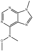 N,O-Dimethyl-N-(9-methyl-9H-purin-6-yl)hydroxylamine Structure