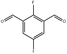 2-fluoro-5-iodoisophthalaldehyde Structure