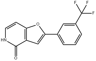 2-[3-(Trifluoromethyl)phenyl]-4H,5H-furo[3,2-c]pyridin-4-one Structure