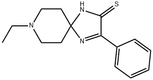 8-Ethyl-3-phenyl-1,4,8-triazaspiro[4.5]dec-3-ene-2-thione Structure