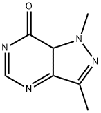 1,3-Dimethyl-1H-pyrazolo[4,3-d]pyrimidin-7(7aH)-one Structure