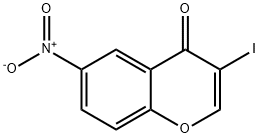 3-Iodo-6-nitro-4H-chromen-4-one Structure