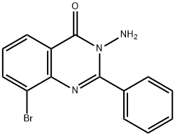 3-Amino-8-bromo-2-phenylquinazolin-4(3H)-one Structure