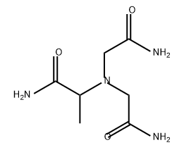 Propanamide, 2-[bis(2-amino-2-oxoethyl)amino]- Structure