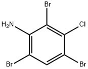 Benzenamine, 2,4,6-tribromo-3-chloro- 구조식 이미지