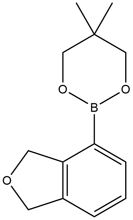 4-(5,5-Dimethyl-1,3,2-dioxaborinan-2-yl)-1,3-dihydroisobenzofuran Structure