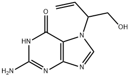 2-Amino-7-(1-hydroxybut-3-en-2-yl)-1H-purin-6(7H)-one Structure