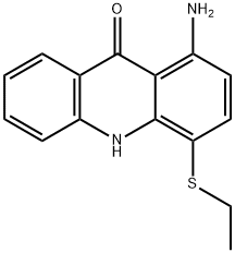 9(10H)-Acridinone, 1-amino-4-(ethylthio)- Structure