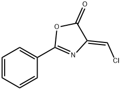 5(4H)-Oxazolone, 4-(chloromethylene)-2-phenyl-, (4Z)- Structure