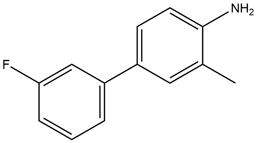 3'-Fluoro-3-methyl-[1,1'-biphenyl]-4-amine Structure