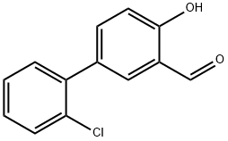 4-(2-Chlorophenyl)-2-formylphenol Structure