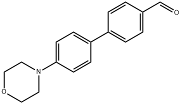 [1,1'-Biphenyl]-4-carboxaldehyde, 4'-(4-morpholinyl)- Structure