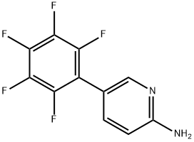 5-(2,3,4,5,6-PENTAFLUOROPHENYL)-2-PYRIDINAMINE 구조식 이미지