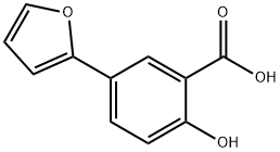 Benzoic acid, 5-(2-furanyl)-2-hydroxy- Structure