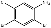 2,4-dibromo-5-chloroaniline Structure