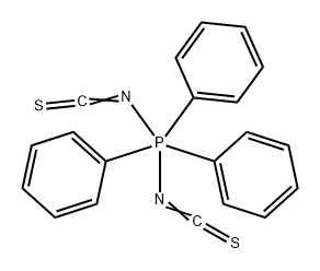 Phosphorane, diisothiocyanatotriphenyl- (9CI) 구조식 이미지