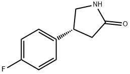 (4R)-4-(4-fluorophenyl)pyrrolidin-2-one Structure