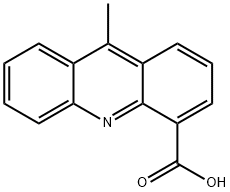 4-Acridinecarboxylic acid, 9-methyl- Structure