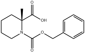 1,2-Piperidinedicarboxylic acid, 2-methyl-, 1-(phenylmethyl) ester, (R)- (9CI) Structure