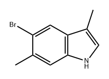 1H-Indole, 5-bromo-3,6-dimethyl- Structure