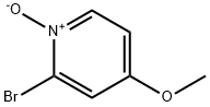 2-Brom-4-methoxy-pyridin-N-oxid 구조식 이미지