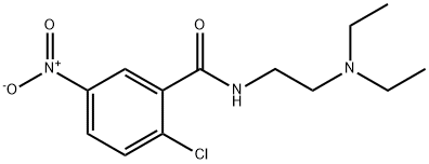 2-chloro-N-[2-(diethylamino)ethyl]-5-nitrobenzamide 구조식 이미지