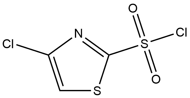 4-Chlorothiazole-2-sulfonyl chloride 구조식 이미지