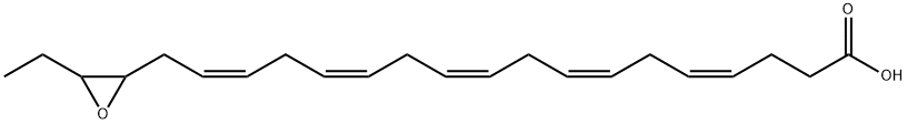 4,7,10,13,16-Octadecapentaenoic acid, 18-(3-ethyl-2-oxiranyl)-, (4Z,7Z,10Z,13Z,16Z)- Structure