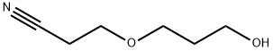 Propanenitrile, 3-(3-hydroxypropoxy)- Structure