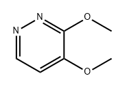 Pyridazine, 3,4-dimethoxy- Structure